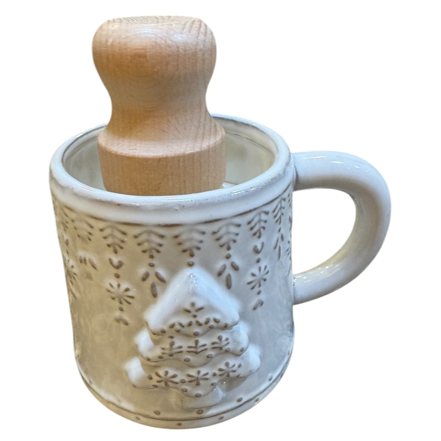 Dish Soap - Christmas Tree Mug and Brush