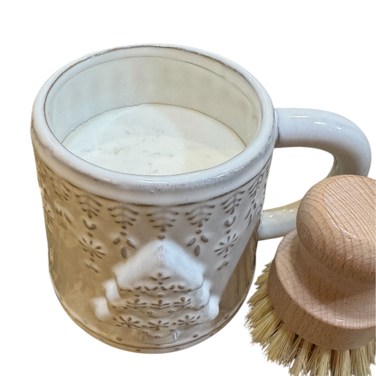 Dish Soap - Christmas Tree Mug and Brush